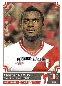 Sticker Christian Ramos - Copa América. Chile 2015 n. 257 - Panini