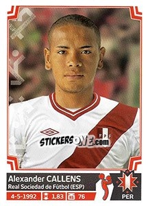 Sticker Alexander Callens - Copa América. Chile 2015 n. 259 - Panini