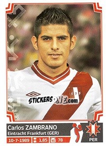 Sticker Carlos Zambrano - Copa América. Chile 2015 n. 260 - Panini