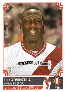Sticker Luis Advíncula - Copa América. Chile 2015 n. 262 - Panini