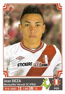 Cromo Jean Deza - Copa América. Chile 2015 n. 269 - Panini