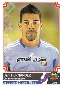 Sticker Dani Hernández - Copa América. Chile 2015 - Panini