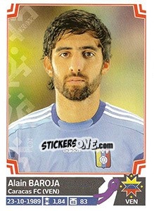 Sticker Alain Baroja - Copa América. Chile 2015 n. 278 - Panini