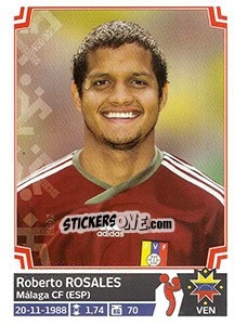 Sticker Roberto Rosales - Copa América. Chile 2015 n. 283 - Panini