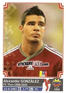 Sticker Alexander González - Copa América. Chile 2015 n. 284 - Panini