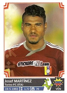 Sticker Josef Martínez - Copa América. Chile 2015 n. 292 - Panini
