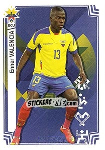 Sticker Enner Valencia (Ecuador) - Copa América. Chile 2015 - Panini