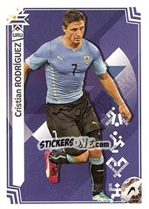 Sticker Cristian Rodríguez (Uruguay) - Copa América. Chile 2015 - Panini