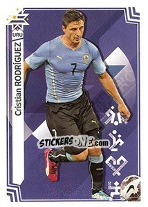 Sticker Cristian Rodríguez (Uruguay) - Copa América. Chile 2015 n. 306 - Panini