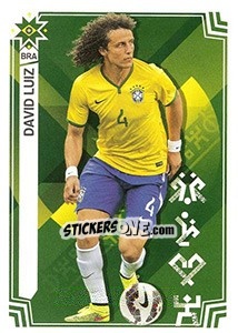 Cromo David Luiz (Brasil) - Copa América. Chile 2015 - Panini