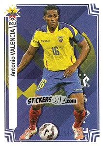 Sticker Antonio Valencia (Ecuador) - Copa América. Chile 2015 - Panini