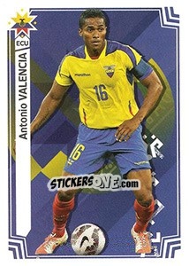 Cromo Antonio Valencia (Ecuador) - Copa América. Chile 2015 - Panini