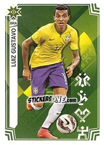 Figurina Luiz Gustavo (Brasil) - Copa América. Chile 2015 - Panini