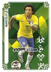 Sticker Marcelo (Brasil) - Copa América. Chile 2015 - Panini
