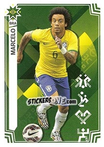 Figurina Marcelo (Brasil) - Copa América. Chile 2015 - Panini