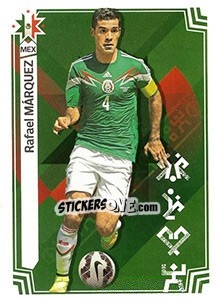 Sticker Rafael Márquez (Mexico) - Copa América. Chile 2015 n. 327 - Panini