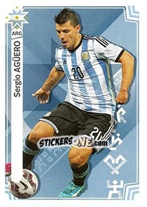 Sticker Sergio Agüero (Argentina) - Copa América. Chile 2015 - Panini