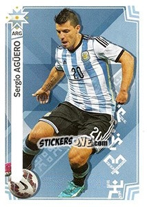 Sticker Sergio Agüero (Argentina) - Copa América. Chile 2015 n. 330 - Panini