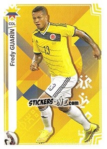 Cromo Fredy Guarín (Colombia) - Copa América. Chile 2015 - Panini