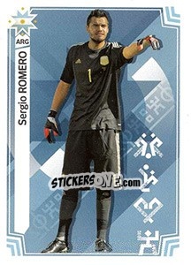 Sticker Sergio Romero (Argentina) - Copa América. Chile 2015 n. 334 - Panini
