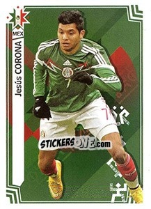 Sticker Jesus Corona (Mexico) - Copa América. Chile 2015 - Panini