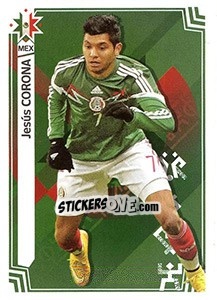 Sticker Jesus Corona (Mexico) - Copa América. Chile 2015 n. 337 - Panini