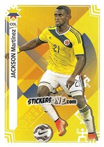 Cromo Jackson Martínez (Colombia) - Copa América. Chile 2015 - Panini