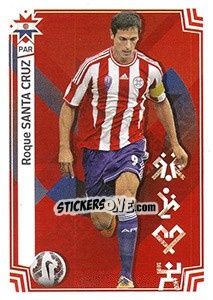 Sticker Roque Santa Cruz (Paraguay) - Copa América. Chile 2015 n. 345 - Panini