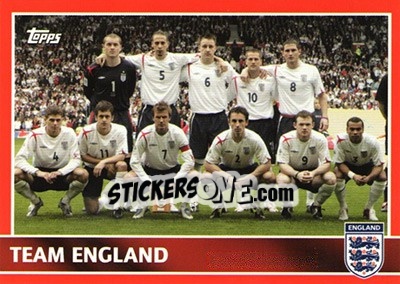 Sticker Team England - England 2005 - Topps
