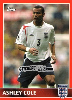 Sticker Ashley Cole - England 2005 n. 11 - Topps