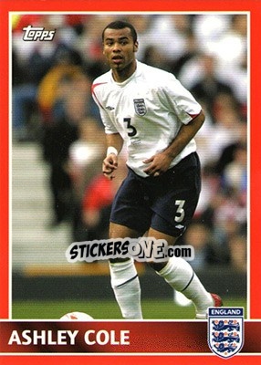 Sticker Ashley Cole - England 2005 n. 12 - Topps