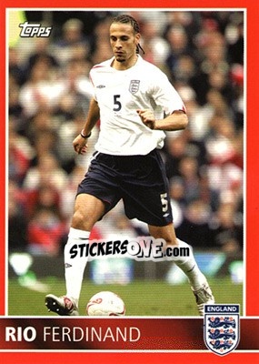 Sticker Rio Ferdinand - England 2005 n. 16 - Topps