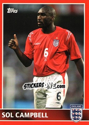 Cromo Sol Campbell - England 2005 - Topps