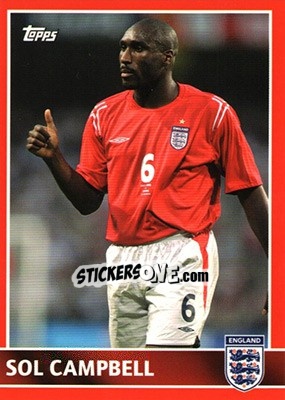 Sticker Sol Campbell - England 2005 n. 18 - Topps
