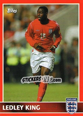 Sticker Ledley King - England 2005 n. 21 - Topps