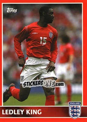 Sticker Ledley King - England 2005 - Topps