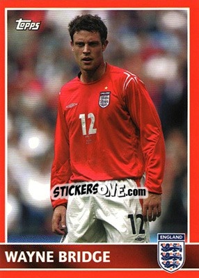 Sticker Wayne Bridge - England 2005 n. 25 - Topps