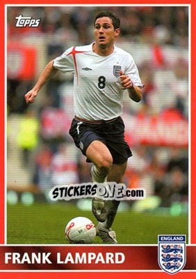 Sticker Frank Lampard - England 2005 n. 32 - Topps