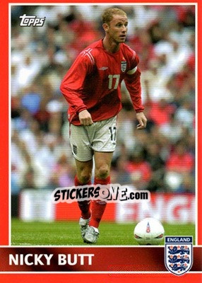 Sticker Nicky Butt - England 2005 n. 41 - Topps