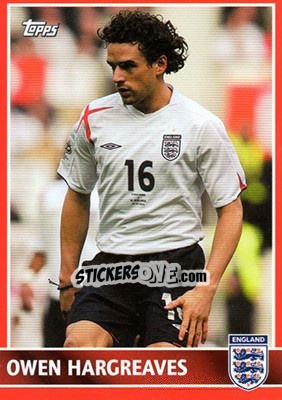 Sticker Owen Hargreaves - England 2005 n. 42 - Topps