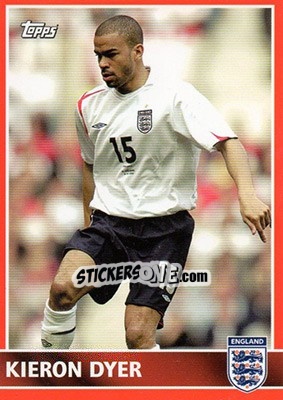 Sticker Kieron Dyer - England 2005 n. 44 - Topps