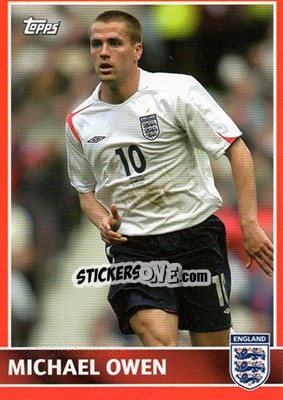 Cromo Michael Owen - England 2005 - Topps