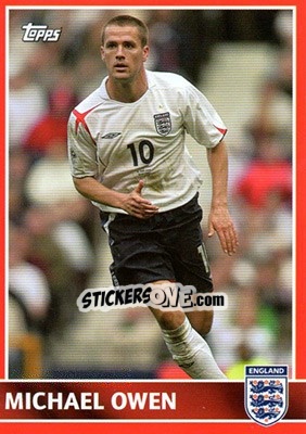 Sticker Michael Owen - England 2005 - Topps