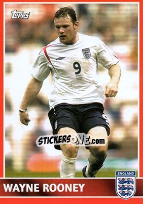 Sticker Wayne Rooney - England 2005 n. 52 - Topps