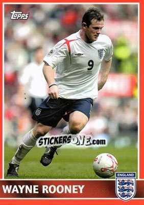Sticker Wayne Rooney - England 2005 n. 53 - Topps