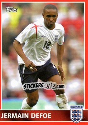 Cromo Jermain Defoe - England 2005 - Topps