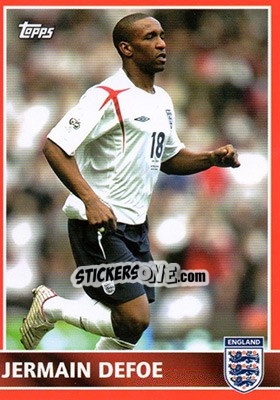 Cromo Jermain Defoe - England 2005 - Topps