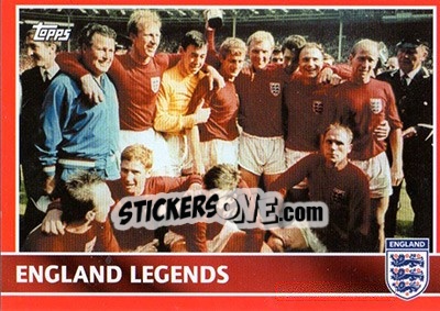 Sticker Team of ' 66 / Cheklist 63-82 - England 2005 n. 63 - Topps