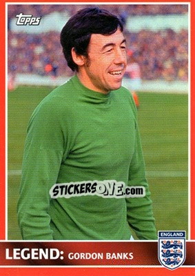 Figurina Gordon Banks - England 2005 - Topps