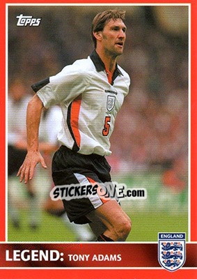Sticker Tony Adams - England 2005 n. 70 - Topps